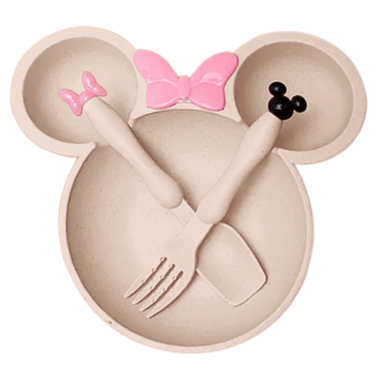 Minnie Tableware Набор столовых приборов из 3 предметов Пластиковая ложка Вилка Детская тарелка Миска Столовые приборы Тарелка Набор тарелок Детская Детская (белый)
Minnie Tableware Набор столовых приборов из 3 предметов Пластиковая ложка Вилка Детская тарелка Миска Столовые приборы Тарелка Набор тарелок Детская Детская (белый)