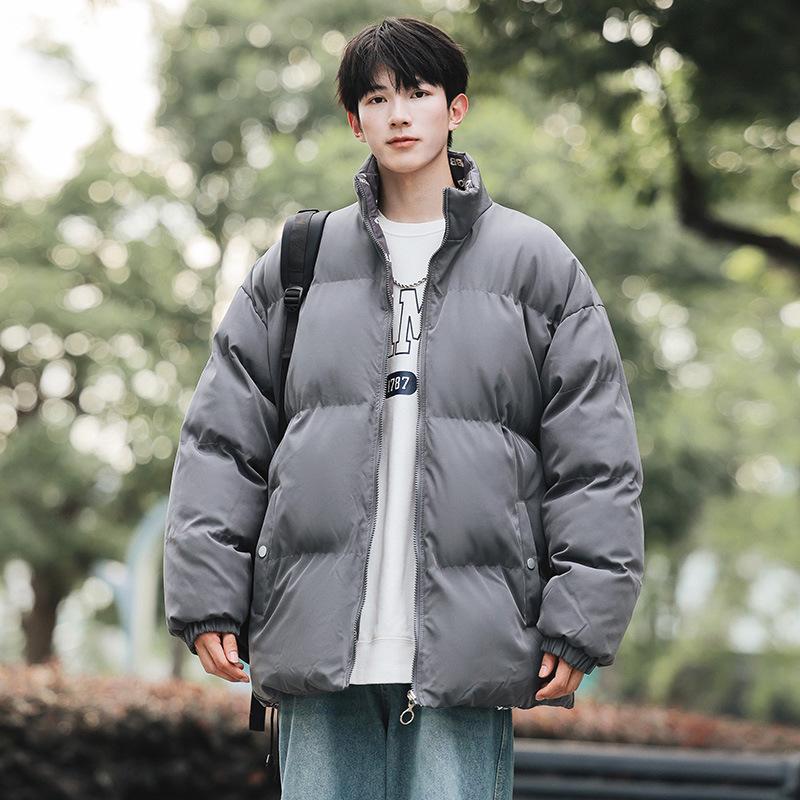 Winter Hong Kong Style Stand-up Collar Bread Suit Men Wear Double-sided Loose Cotton Coat Student Couple Outfit Casual Simple Cotton Jacket Jacket 5XL
Winter Hong Kong Style Stand-up Collar Bread Suit Men Wear Double-sided Loose Cotton Coat Student Couple Outfit Casual Simple Cotton Jacket Jacket 5XL