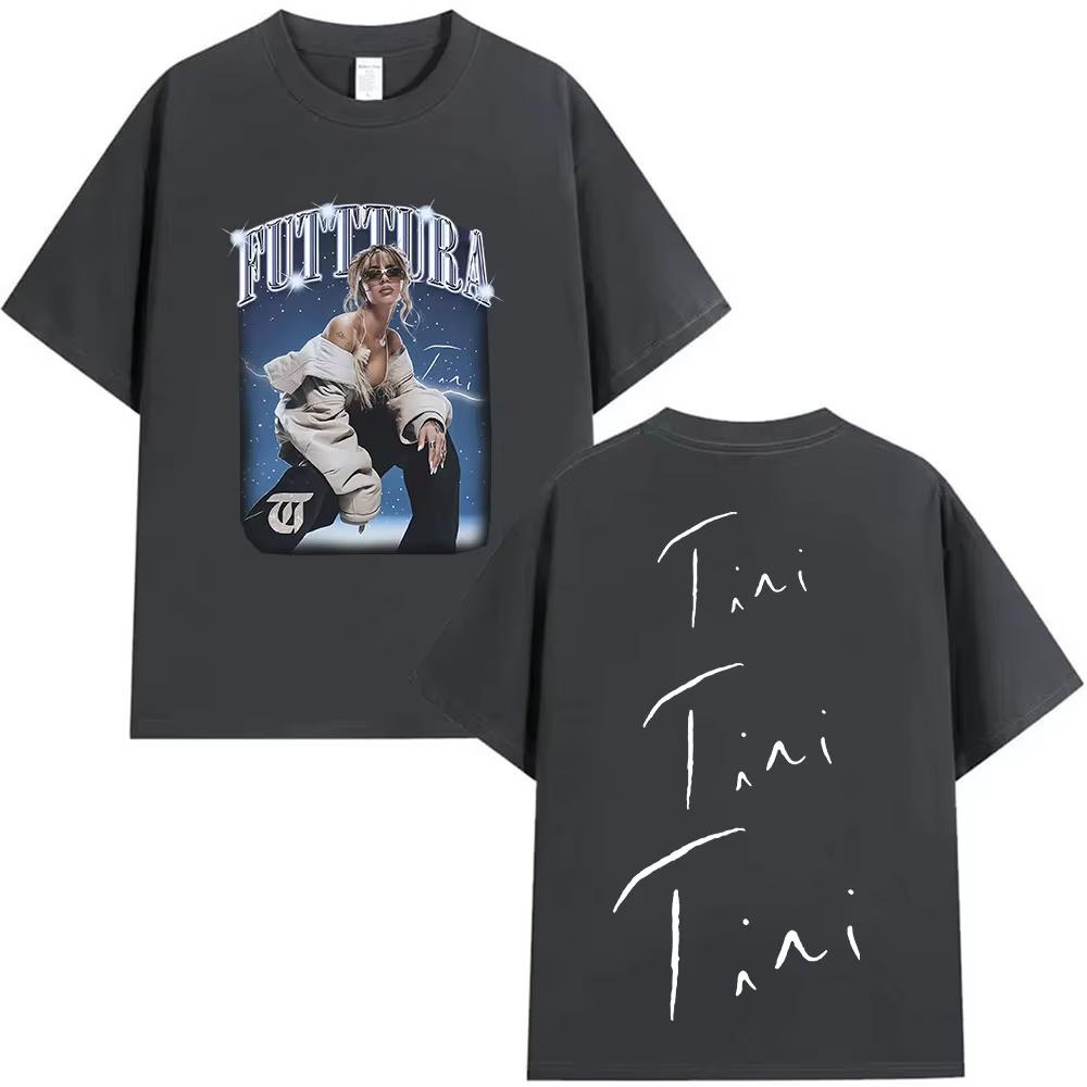 Singer TINI STOESSEL Futtura Tour Album 2026 Graphic T-shirt Men Women Fashion Harajuku Short Sleeves Cotton Tees Streetwear XXXL
Singer TINI STOESSEL Futtura Tour Album 2026 Graphic T-shirt Men Women Fashion Harajuku Short Sleeves Cotton Tees Streetwear XXXL