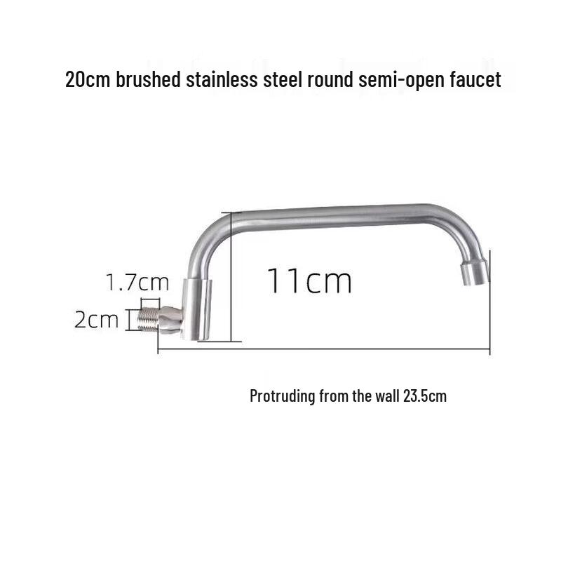 Beizu Wall-Mounted Semi-Automatic Swing Kitchen Faucet
Beizu Wall-Mounted Semi-Automatic Swing Kitchen Faucet