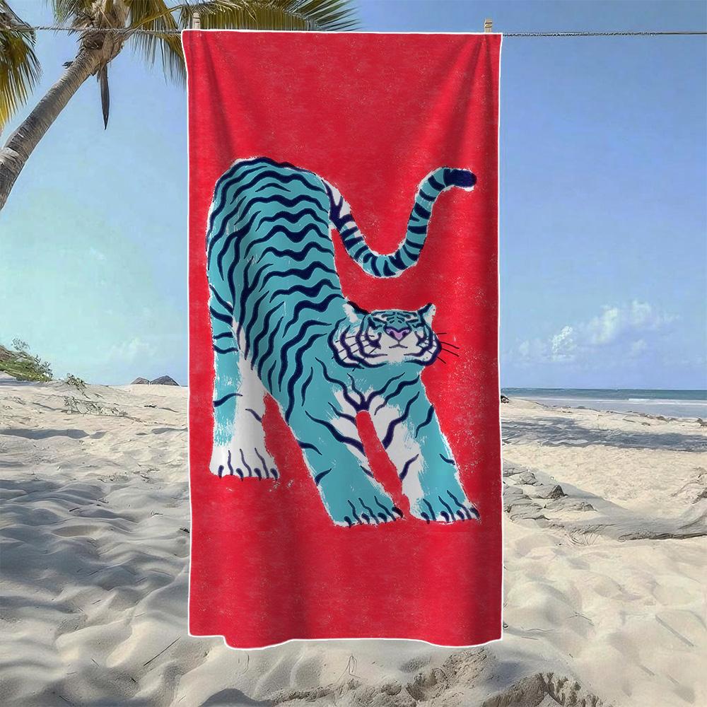 Colorful Parrot & Leopard & Tiger Beach Towel, Soft Quick-Drying, Perfect For Portable Outdoor Travel, Camping And Summer Beach W30*H60(CM)
Colorful Parrot & Leopard & Tiger Beach Towel, Soft Quick-Drying, Perfect For Portable Outdoor Travel, Camping And Summer Beach W30*H60(CM)