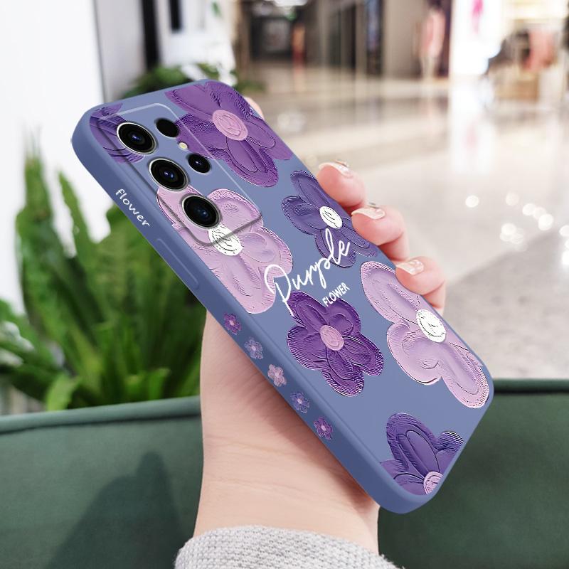Purple Flower Phone Case For Samsung Galaxy S25 S24 S23 S22 S21 S20 Ultra Plus FE Note 20 ultra 10 9 Plus Cover Galaxy S20 Ultra
Purple Flower Phone Case For Samsung Galaxy S25 S24 S23 S22 S21 S20 Ultra Plus FE Note 20 ultra 10 9 Plus Cover Galaxy S20 Ultra