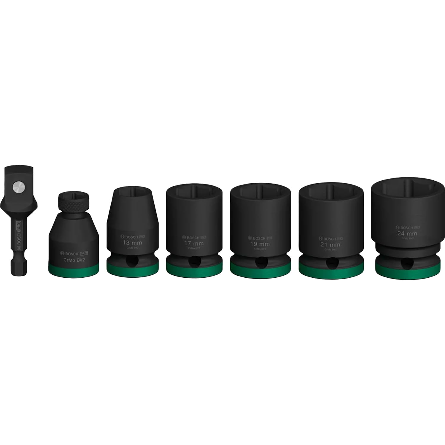 BOSCH Impact Wrench Socket Set, 2608003032, 1/2-inch (12.8mm) Drive, with Storage Case
BOSCH Impact Wrench Socket Set, 2608003032, 1/2-inch (12.8mm) Drive, with Storage Case