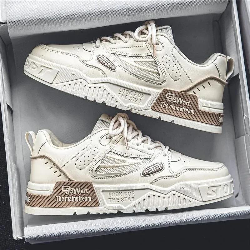 Fashion Mens Shoes Fashion Outdoor Casual Shoes Lace Up Platform Skateboard Shoe Training Shoes for Men Non Slip Sneaker Tenis Masculino 39 бежевый
Fashion Mens Shoes Fashion Outdoor Casual Shoes Lace Up Platform Skateboard Shoe Training Shoes for Men Non Slip Sneaker Tenis Masculino 39 бежевый