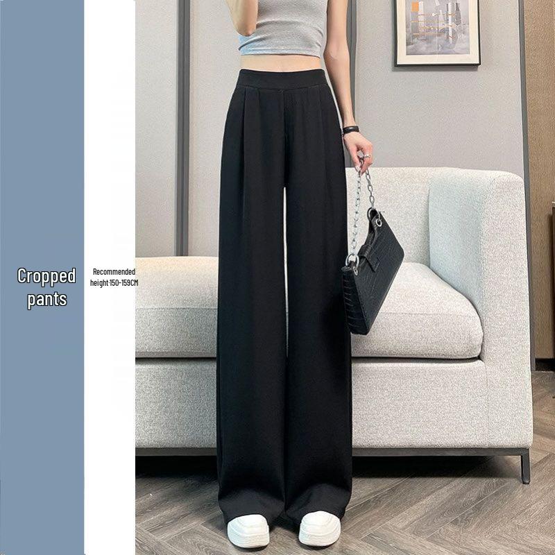 Ice Silk High-Waist Wide-Leg Pants for Tall Women - Slimming, Plus-Size, Casual Summer Style 2XL (135-147 lbs)
Ice Silk High-Waist Wide-Leg Pants for Tall Women - Slimming, Plus-Size, Casual Summer Style 2XL (135-147 lbs)