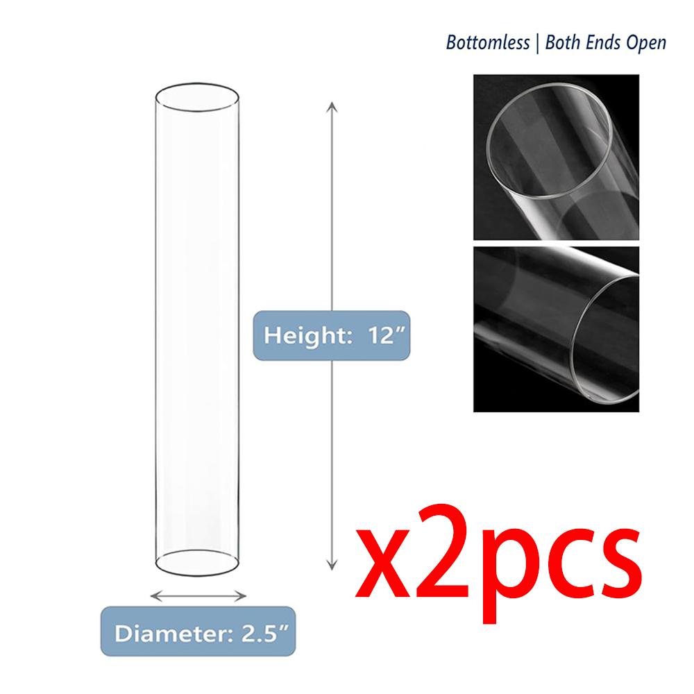 2/4/6Pcs/lot Wedding Glass Sleeves Bottomless Hurricane Candle Holders Home Decoration Candlestick Tube Desktop Ornaments 65mmx300mm
2/4/6Pcs/lot Wedding Glass Sleeves Bottomless Hurricane Candle Holders Home Decoration Candlestick Tube Desktop Ornaments 65mmx300mm