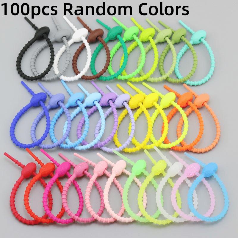 100 шт. Силиконовые органайзеры для кабелей - Многоразовые, регулируемые и складные держатели для шнуров с зажимами, для свободного стола и офисного хранения
100 шт. Силиконовые органайзеры для кабелей - Многоразовые, регулируемые и складные держатели для шнуров с зажимами, для свободного стола и офисного хранения