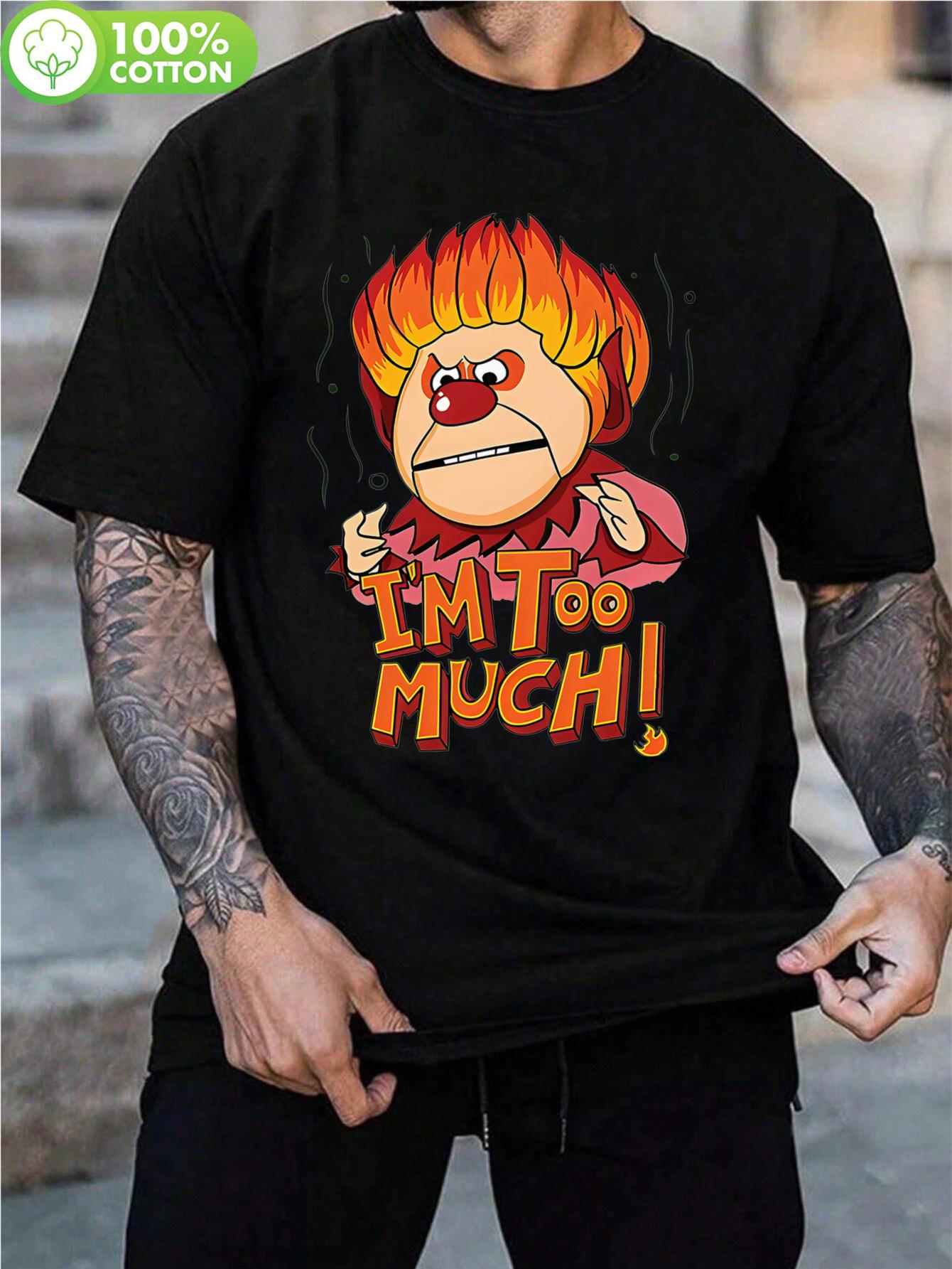Plus Size 100% Cotton T-shirt - Cartoon Character & I m So Great! Graphic Print M
Plus Size 100% Cotton T-shirt - Cartoon Character & I m So Great! Graphic Print M