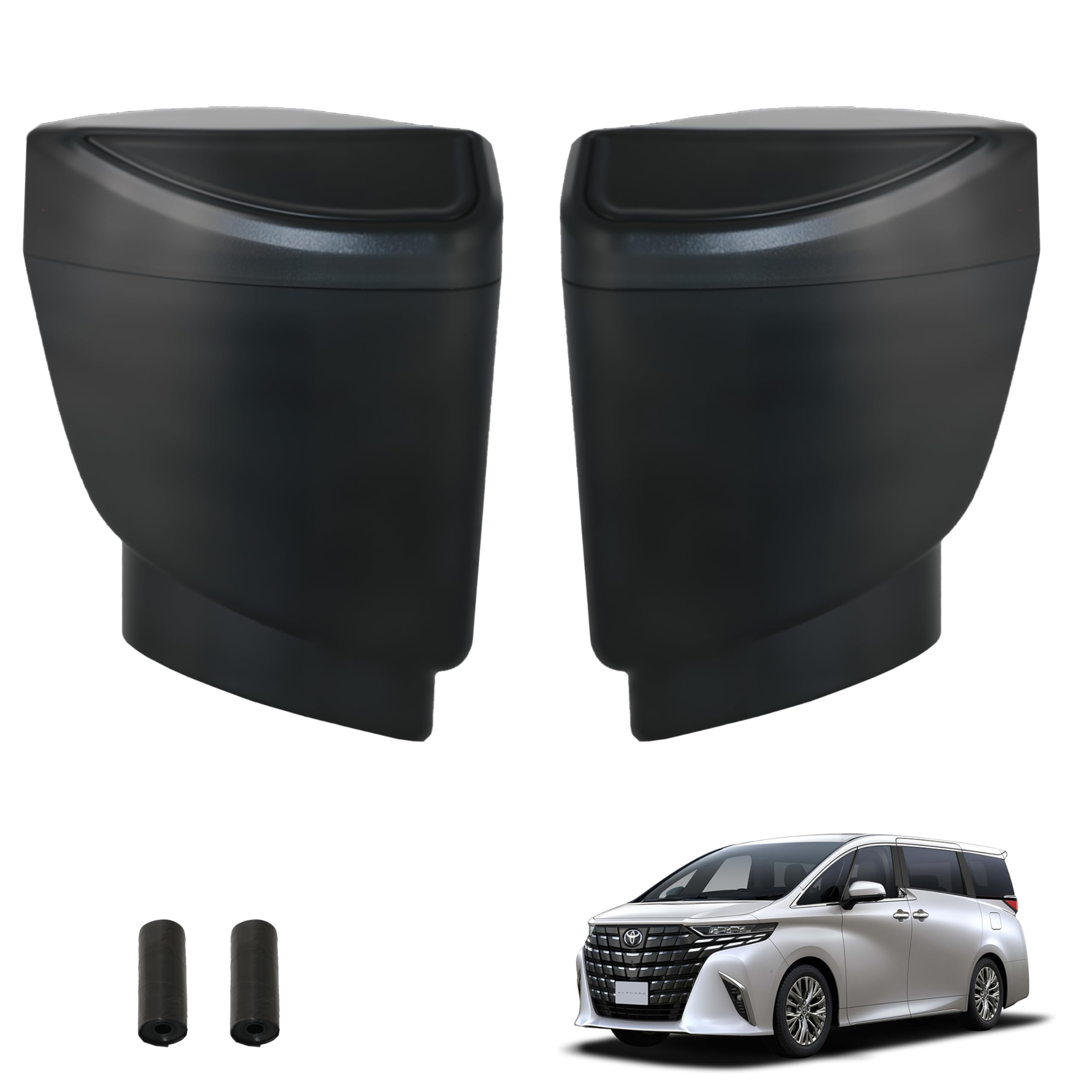 foefen Set of 2 Trash Cans for Toyota Alphard and Vellfire with Lids and Garbage Made of ABS Material for Easy Installation and Car Interior Accessory
foefen Set of 2 Trash Cans for Toyota Alphard and Vellfire with Lids and Garbage Made of ABS Material for Easy Installation and Car Interior Accessory