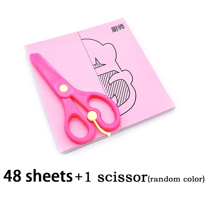 49/91pcs Kids Cartoon Paper Folding Cutting Toy Children Kingergarden Art Craft DIY Learn Scissor Skills Educational Toys
49/91pcs Kids Cartoon Paper Folding Cutting Toy Children Kingergarden Art Craft DIY Learn Scissor Skills Educational Toys