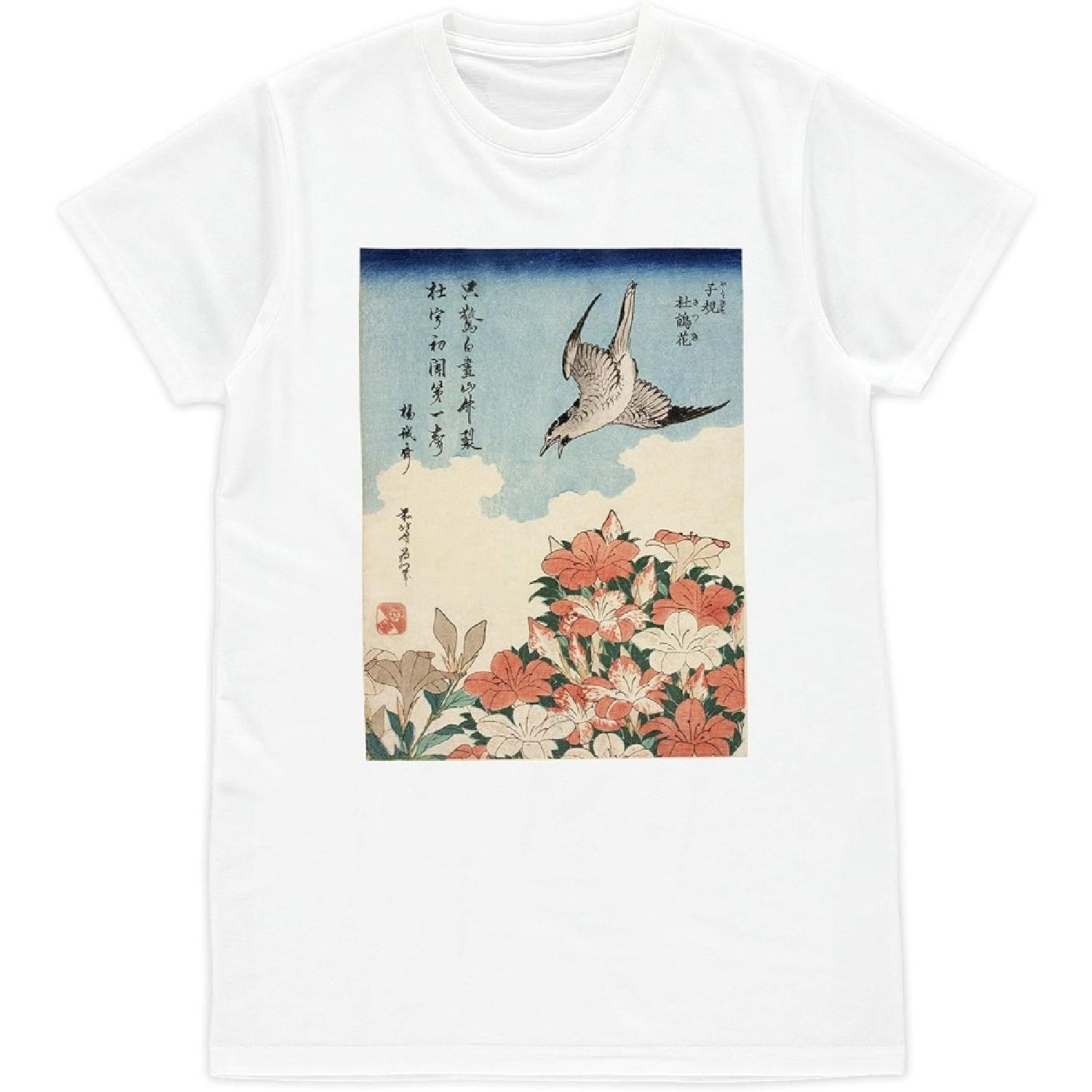 Japanese Ukiyo-e T Shirt Woodblock Art Hokusai Flowers Womens Mens Printed Tee XXXXXL білий
Japanese Ukiyo-e T Shirt Woodblock Art Hokusai Flowers Womens Mens Printed Tee XXXXXL білий