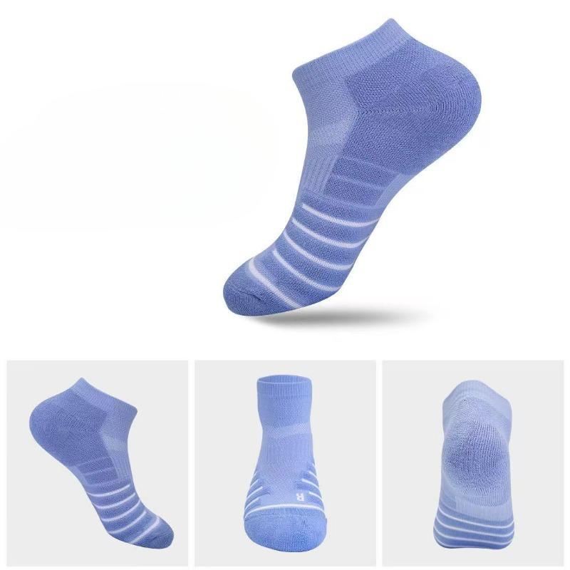 Тонкие женские спортивные носки на весну и лето с сеткой, дышащие, амортизирующие, противоскользящие, бесшовные, с махровой подошвой для бега, короткие 1 pair синий
Тонкие женские спортивные носки на весну и лето с сеткой, дышащие, амортизирующие, противоскользящие, бесшовные, с махровой подошвой для бега, короткие 1 pair синий