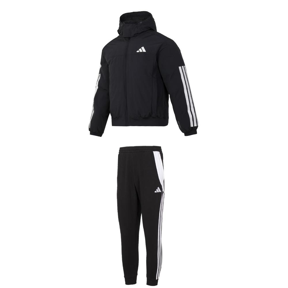 Adidas Ветрозащитная теплая куртка с капюшоном, флисовые штаны для бега, повседневный спортивный комплект для мужчин, черный цвет JG3845+IP1976 S
Adidas Ветрозащитная теплая куртка с капюшоном, флисовые штаны для бега, повседневный спортивный комплект для мужчин, черный цвет JG3845+IP1976 S