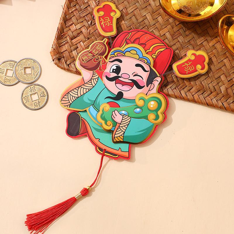New Chinese Year Refrigerator Magnetic Sticker God Of Wealth Fridge Magnet Pendants Horse Year Spring Festival Decoration
New Chinese Year Refrigerator Magnetic Sticker God Of Wealth Fridge Magnet Pendants Horse Year Spring Festival Decoration