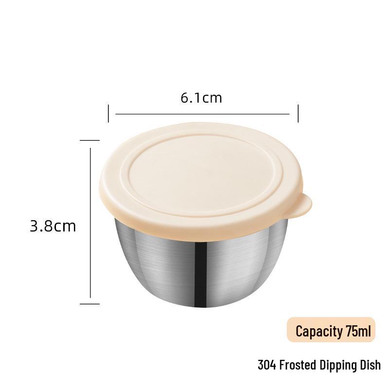 304 Stainless Steel Sauce and Seasoning Cup with Sealed Lid, Labelable. 75ML (304 Stainless Steel + PE Lid)
304 Stainless Steel Sauce and Seasoning Cup with Sealed Lid, Labelable. 75ML (304 Stainless Steel + PE Lid)