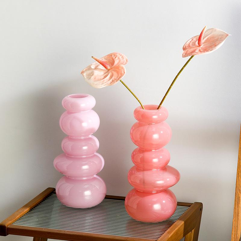 Glass Vase Pebble Stack Geometric Transparent Terrarium Irregularity Flower Vase Floral Arrangement Home Decoration Accessories
Glass Vase Pebble Stack Geometric Transparent Terrarium Irregularity Flower Vase Floral Arrangement Home Decoration Accessories