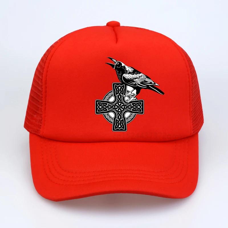Odins Raven Baseball Cap fashion Print Graphic mesh sun trucker hat summer Breathable Viking Knot Cross snapback hats
Odins Raven Baseball Cap fashion Print Graphic mesh sun trucker hat summer Breathable Viking Knot Cross snapback hats