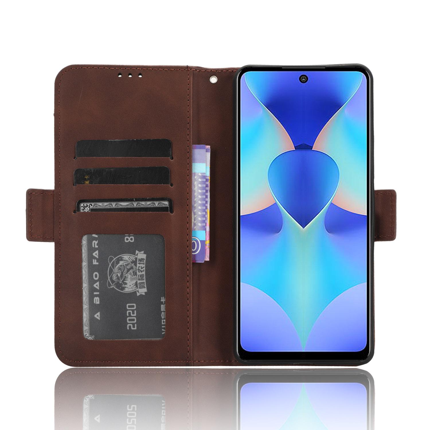 Wallet Phone Shell for TECNO Spark 10 Pro/KI7 Leather Flip Cover Multiple Card Slots Phone Case with Stand Brown
Wallet Phone Shell for TECNO Spark 10 Pro/KI7 Leather Flip Cover Multiple Card Slots Phone Case with Stand Brown