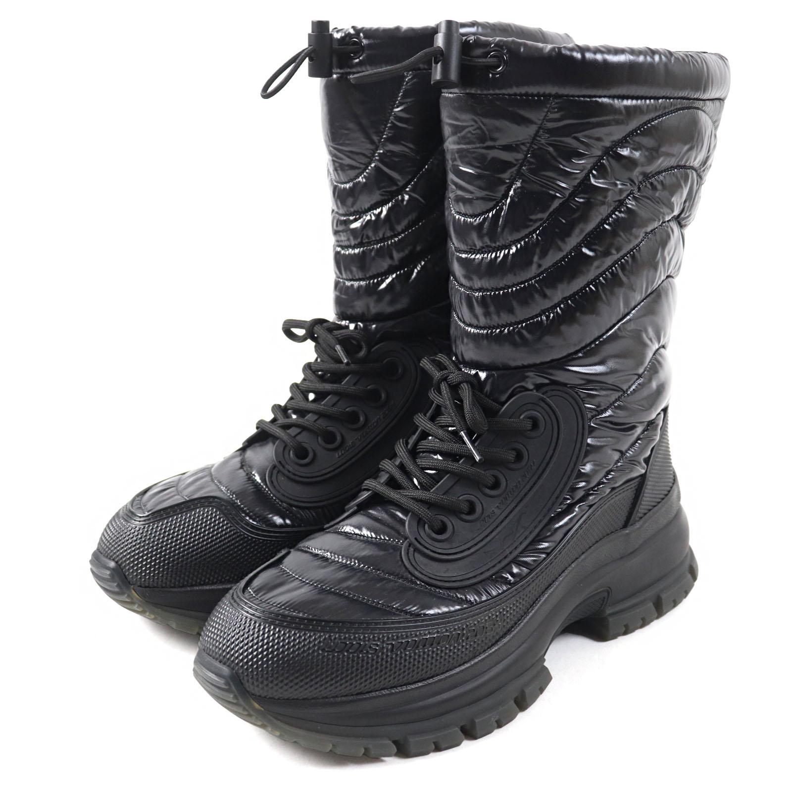 Excellent LOUIS VUITTON boots LV logo Monogram lining Lace-up black Nylon mens 6 Used
Excellent LOUIS VUITTON boots LV logo Monogram lining Lace-up black Nylon mens 6 Used
