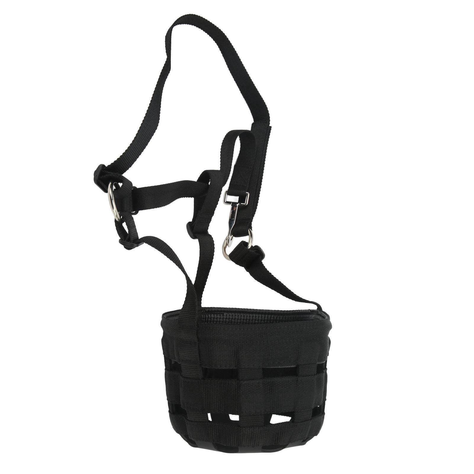 Black Horse Grazing Muzzle Easy Breathe Horse Mouth Cover with Large Holes Anti Biting Horse
Black Horse Grazing Muzzle Easy Breathe Horse Mouth Cover with Large Holes Anti Biting Horse