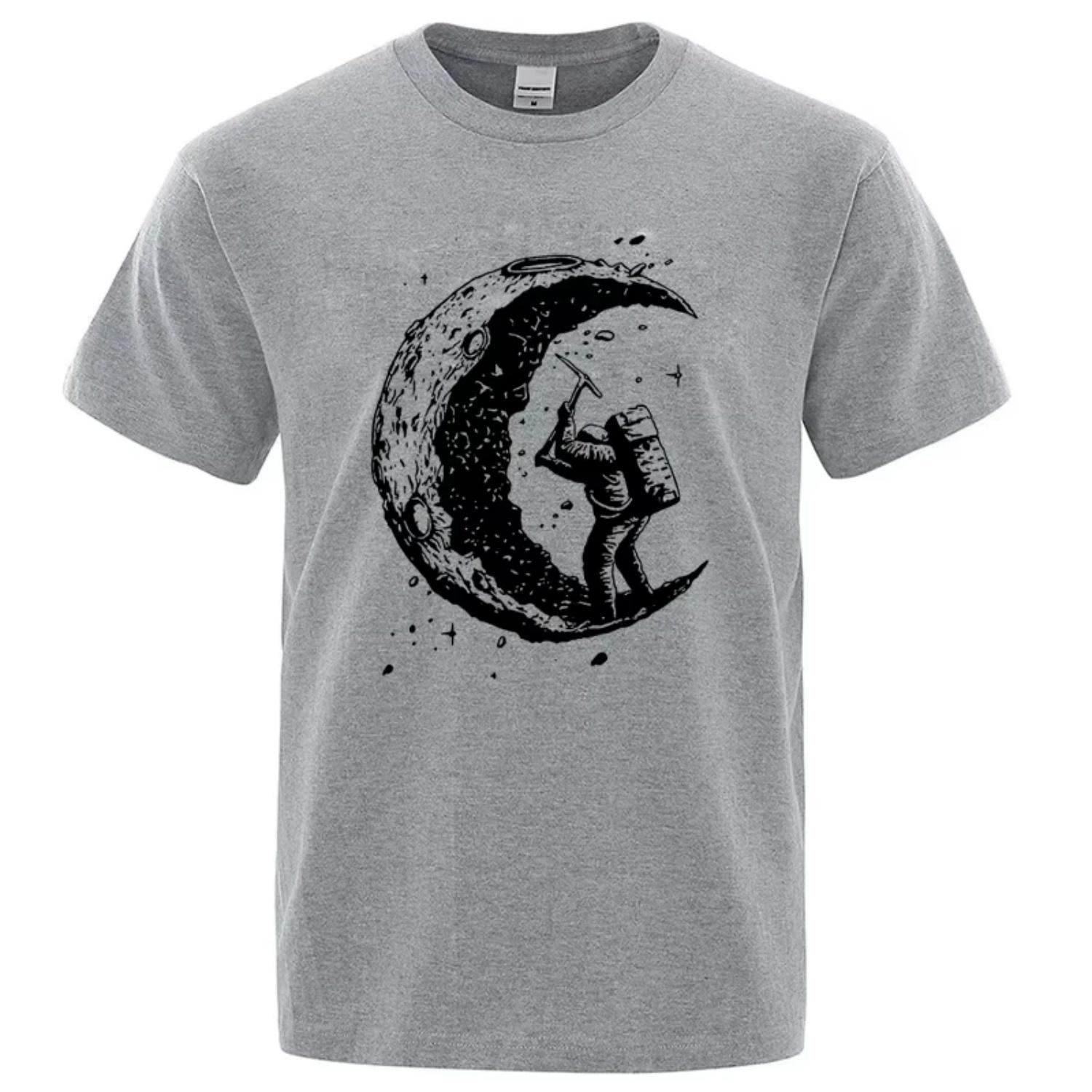 Men s High Quality 100% Cotton Moon Print Casual Summer Cool Short Sleeve Men Tshirt Loose T-shirt Male Tee Shirts Male Tee Tops S чёрный
Men s High Quality 100% Cotton Moon Print Casual Summer Cool Short Sleeve Men Tshirt Loose T-shirt Male Tee Shirts Male Tee Tops S чёрный