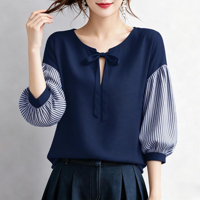 ZANZEA Women Casual Round Neck Stripe Splice Half Sleeve Loose Blouse 2XL
ZANZEA Women Casual Round Neck Stripe Splice Half Sleeve Loose Blouse 2XL