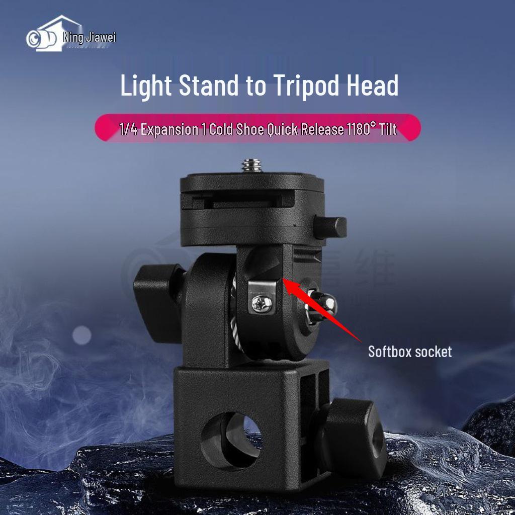 Ning Jia Wei Universal Multifunctional Flash Mount Adapter Base with 1/4 Holder
Ning Jia Wei Universal Multifunctional Flash Mount Adapter Base with 1/4 Holder