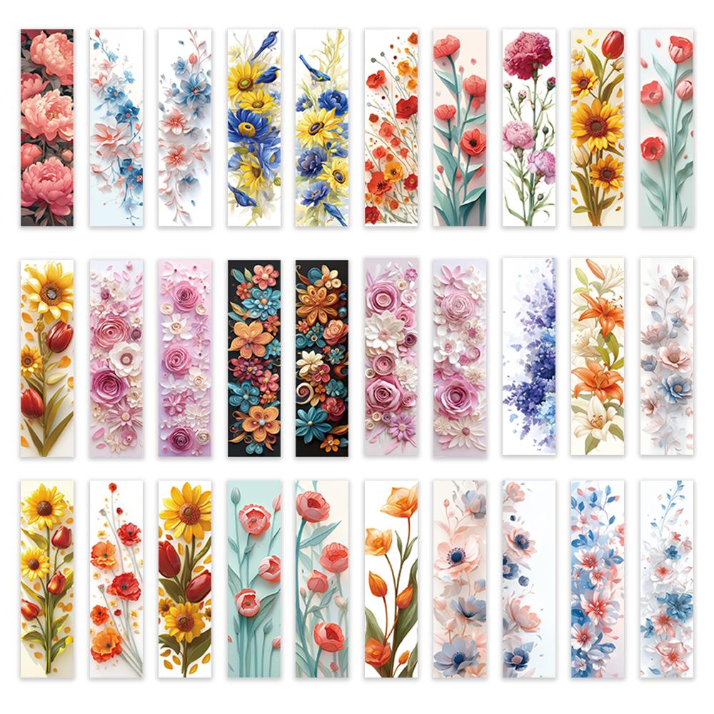 32pcs, exquisite floral bookmarks, add color to your pages, perfect for teachers, readers, and book lovers, birthday gifts
32pcs, exquisite floral bookmarks, add color to your pages, perfect for teachers, readers, and book lovers, birthday gifts