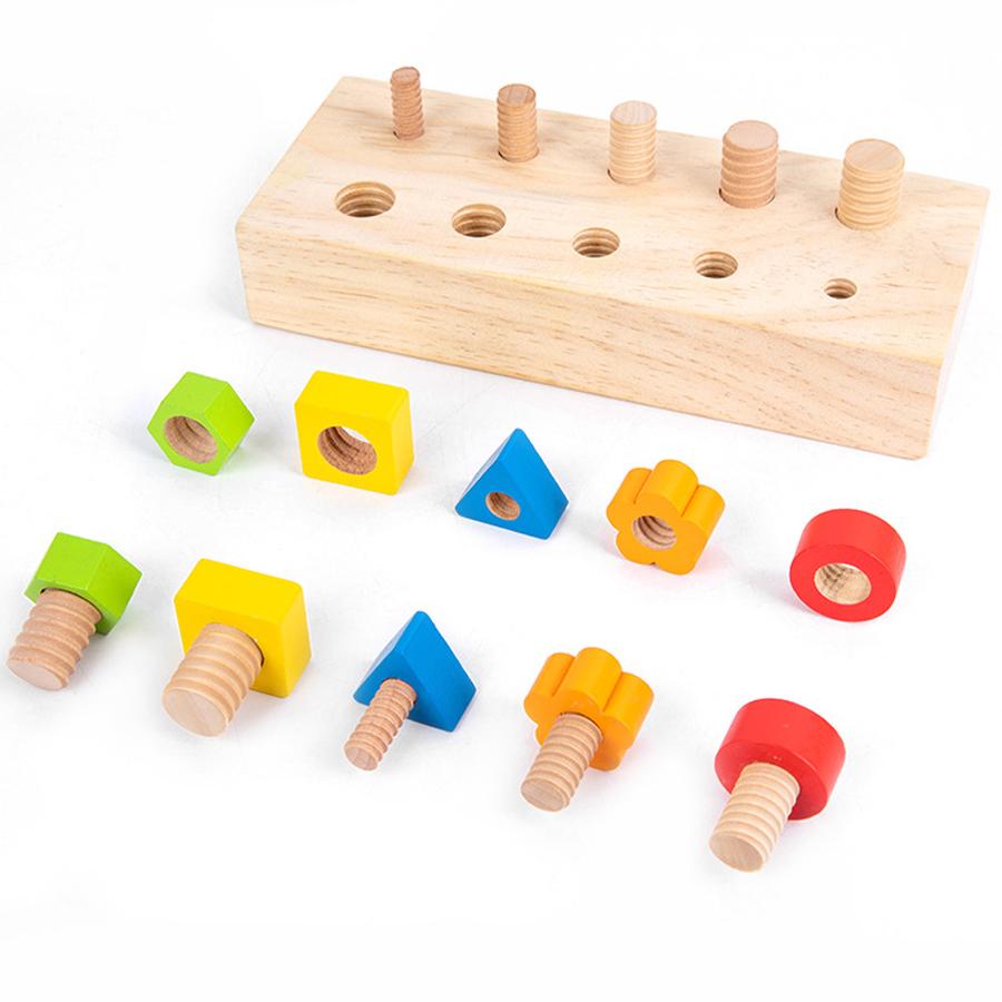 Kids Nut Bolts Montessori Color Shape Wooden Toy Fine Motor Skill Screw Board Size Matching Cognition Game Education Sensory Toy
Kids Nut Bolts Montessori Color Shape Wooden Toy Fine Motor Skill Screw Board Size Matching Cognition Game Education Sensory Toy