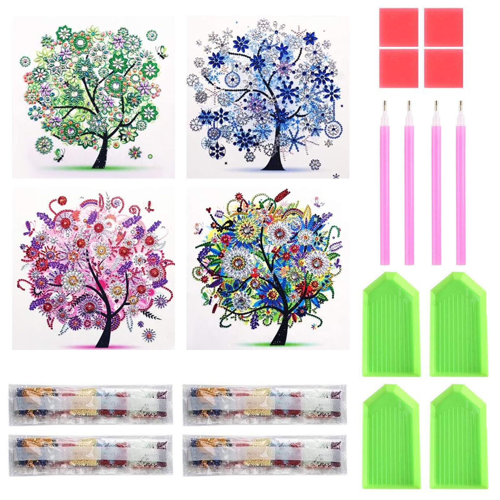Samkos 5D Diamond Art Diamond Painting Kit Набор для вышивки алмазами Набор из 4 полных паст для взрослых и детей Набор для рукоделия Украшение для дома
Samkos 5D Diamond Art Diamond Painting Kit Набор для вышивки алмазами Набор из 4 полных паст для взрослых и детей Набор для рукоделия Украшение для дома