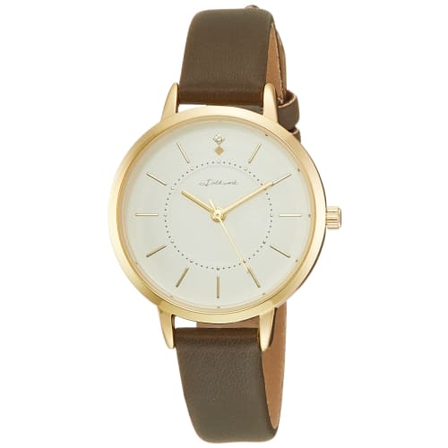 Fieldwork Analog Simple Watch, Gold with Leather Strap, Women s, Brown, JN001-5
Fieldwork Analog Simple Watch, Gold with Leather Strap, Women s, Brown, JN001-5