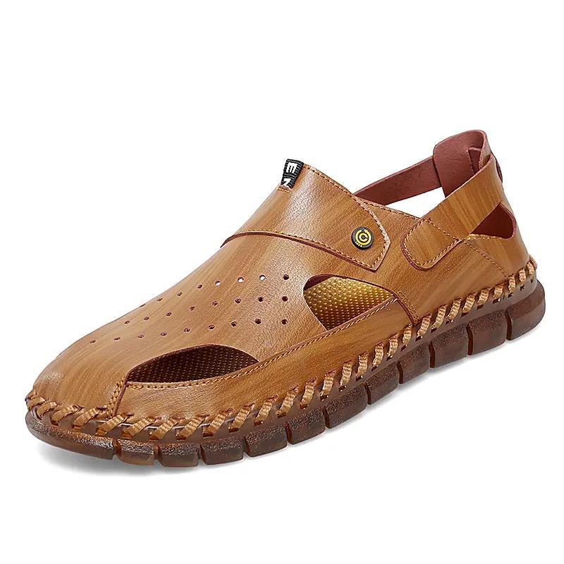 Fashion Sewing Sandals Men Casual Light Weight Solid Color Slippers New Hollowed Out Breathable Shoes Sandal Homme Pour Ete 38 хаки
Fashion Sewing Sandals Men Casual Light Weight Solid Color Slippers New Hollowed Out Breathable Shoes Sandal Homme Pour Ete 38 хаки