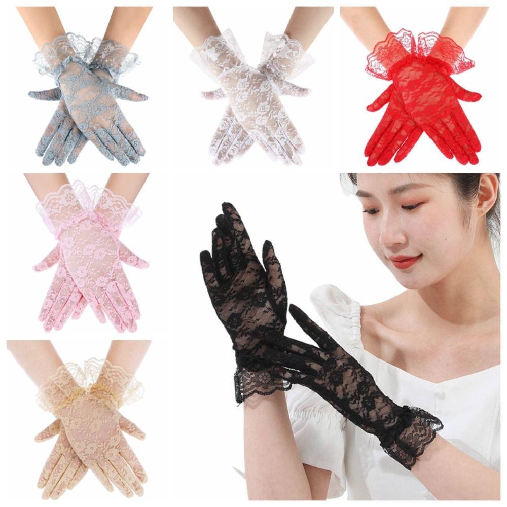 Thin Lace Flower Gloves Sun Protection Mesh Hollow Gloves Breathable Sunscrean Gloves Riding
Thin Lace Flower Gloves Sun Protection Mesh Hollow Gloves Breathable Sunscrean Gloves Riding