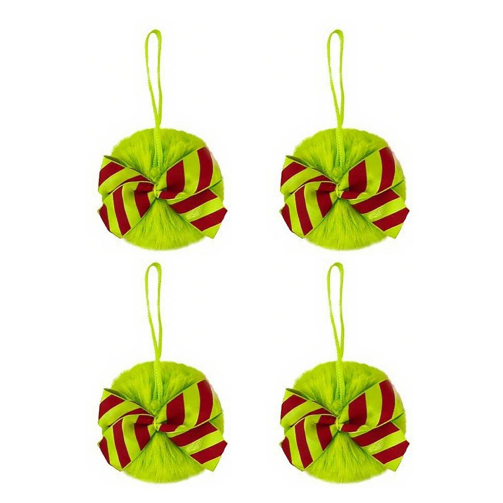 4pcs Green Furry Christmas Tree Decor Festive Atmosphere Novice-friendly Christmas Ball Ornaments Fun Design Holiday Style 8cm
4pcs Green Furry Christmas Tree Decor Festive Atmosphere Novice-friendly Christmas Ball Ornaments Fun Design Holiday Style 8cm