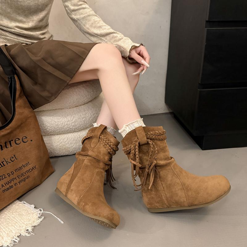 New Style Luxury Women s Winter Autumn Retro Versatile Casual Women s Boot Sleeve Plus Size Solid Flat Bottom Tassels Ankle Boot 40 верблюд
New Style Luxury Women s Winter Autumn Retro Versatile Casual Women s Boot Sleeve Plus Size Solid Flat Bottom Tassels Ankle Boot 40 верблюд
