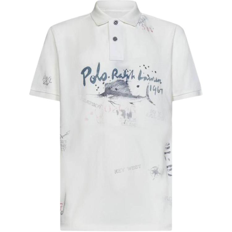Polo Ralph Lauren SS23 Акварельный эффект логотипа принт рубашка поло с коротким рукавом мужские топы белый 710904444-001 M
Polo Ralph Lauren SS23 Акварельный эффект логотипа принт рубашка поло с коротким рукавом мужские топы белый 710904444-001 M