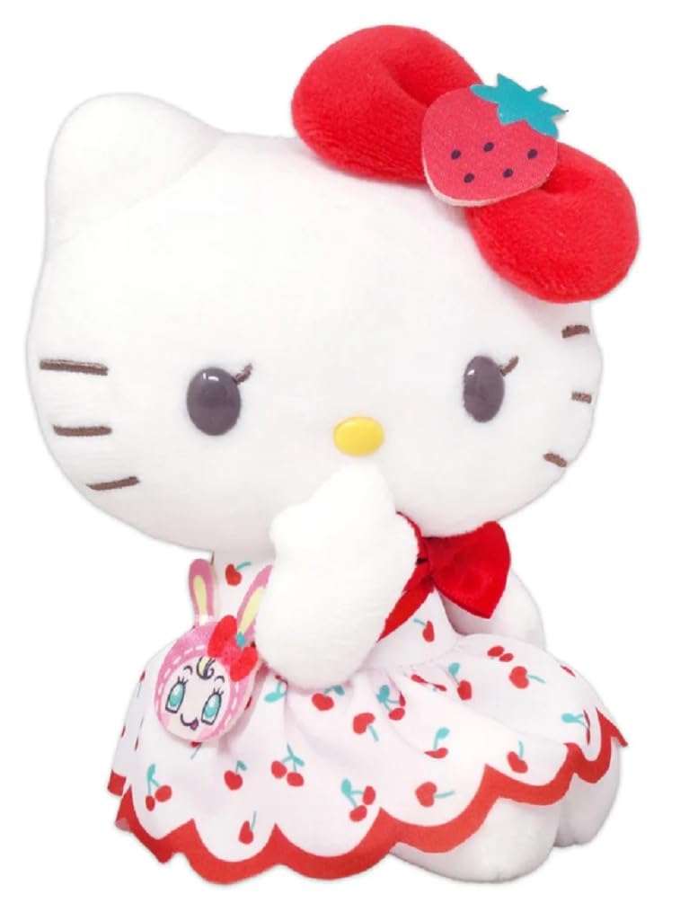 Naitou Design Mezzo Piano x Hello Kitty Plush Hello approximately 22cm tall suitable for ages 6 and Toy Kitty, (seated), up.
Naitou Design Mezzo Piano x Hello Kitty Plush Hello approximately 22cm tall suitable for ages 6 and Toy Kitty, (seated), up.