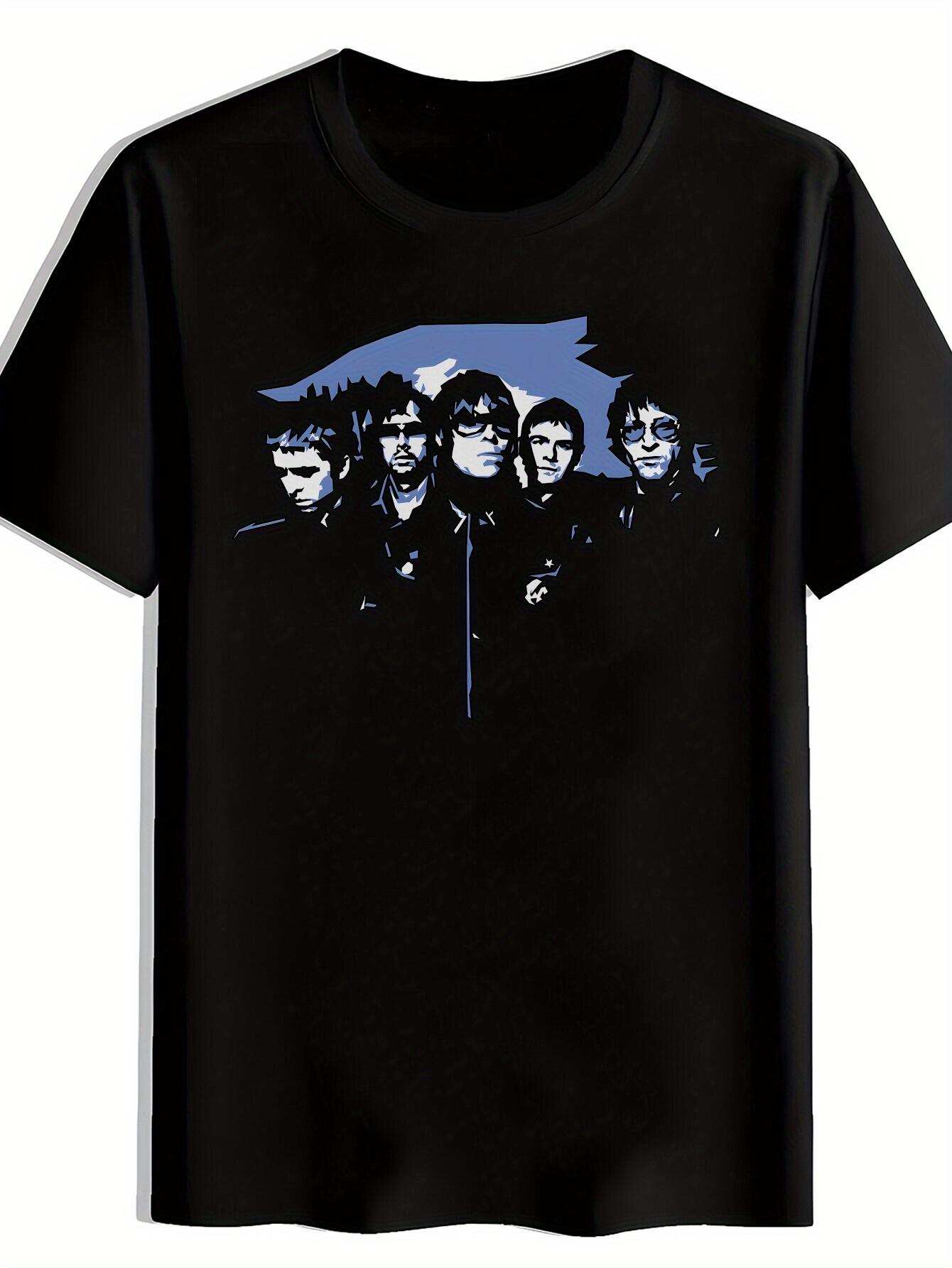 Vintage Rock Band Graphic T-shirt - Black with Blue Band Members - Lightweight Breathable Polyester Tee for Concerts XXXL
Vintage Rock Band Graphic T-shirt - Black with Blue Band Members - Lightweight Breathable Polyester Tee for Concerts XXXL