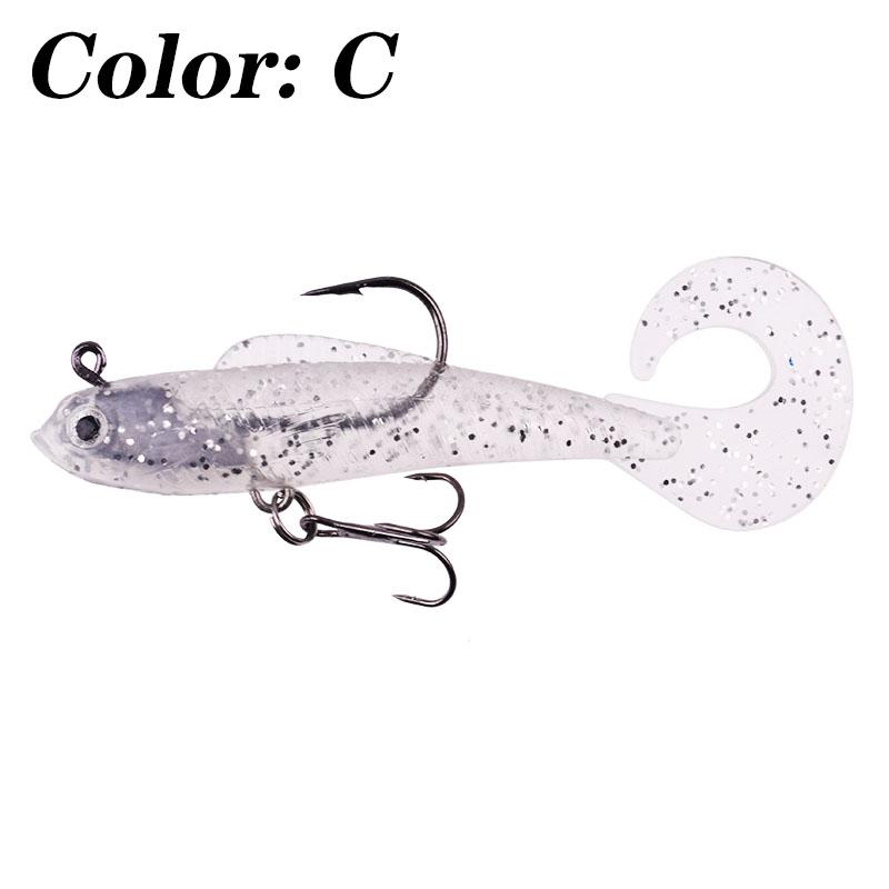 ALASICKA 85mm 8.5g Jig Wobbler Soft Baits Swim Tail Fishing Lure Artificial Silicone Bait for Sea Bass Carp Spoon Fishing Tackle 5PCS
ALASICKA 85mm 8.5g Jig Wobbler Soft Baits Swim Tail Fishing Lure Artificial Silicone Bait for Sea Bass Carp Spoon Fishing Tackle 5PCS