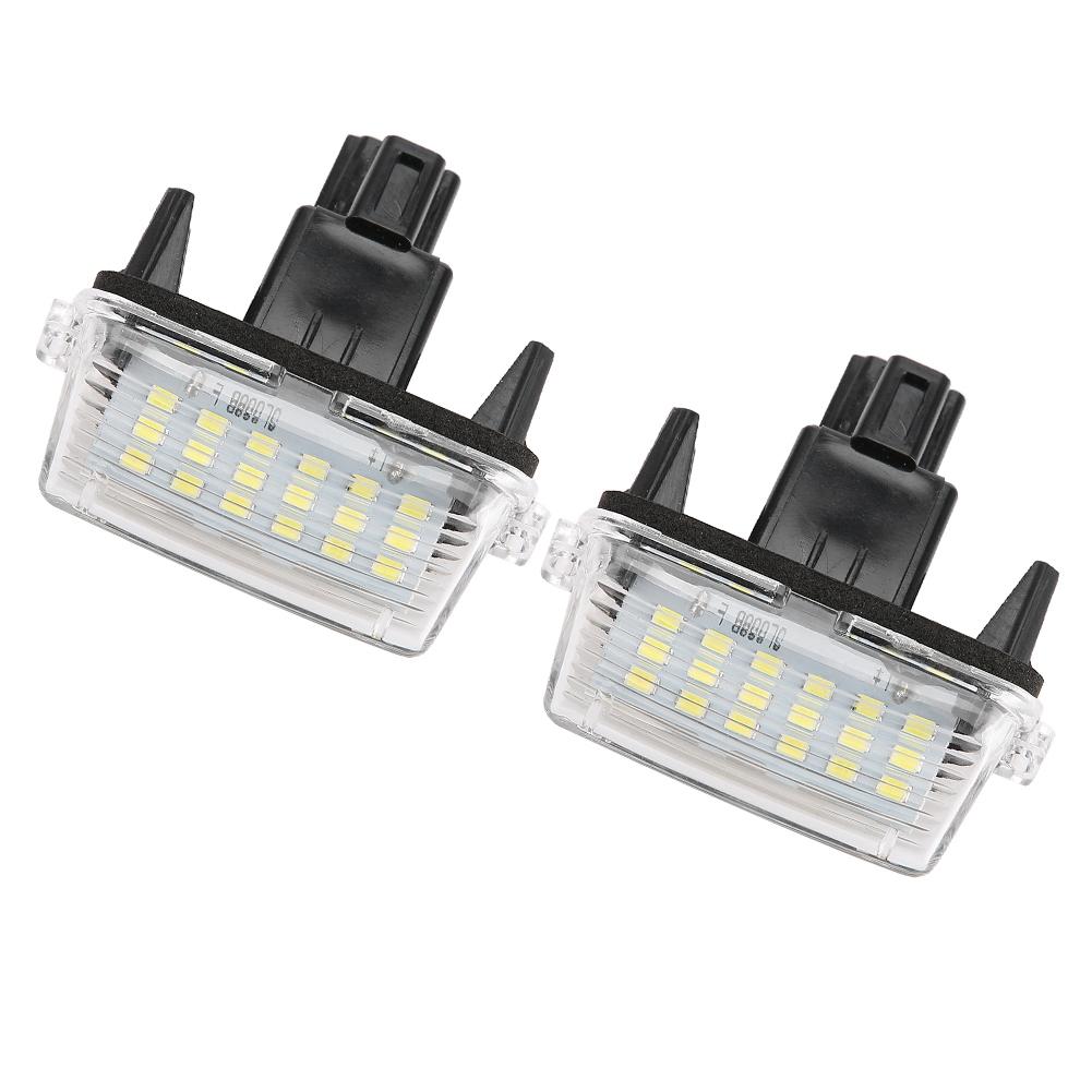 1 пара светодиодных ламп подсветки номерного знака для Toyota Corolla 2014
1 пара светодиодных ламп подсветки номерного знака для Toyota Corolla 2014