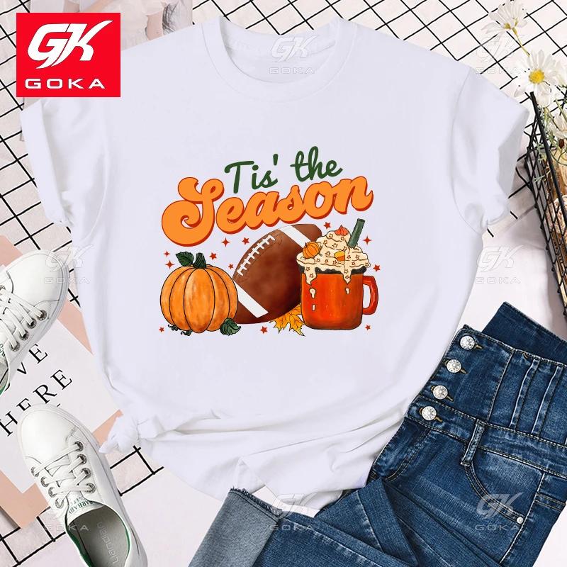Premium Cotton T Shirt Funny Fall Tis The Season Print T Shirt for Women Short Sleeve Round Neck Cute Hip Hop Clothing Tops Tees S
Premium Cotton T Shirt Funny Fall Tis The Season Print T Shirt for Women Short Sleeve Round Neck Cute Hip Hop Clothing Tops Tees S