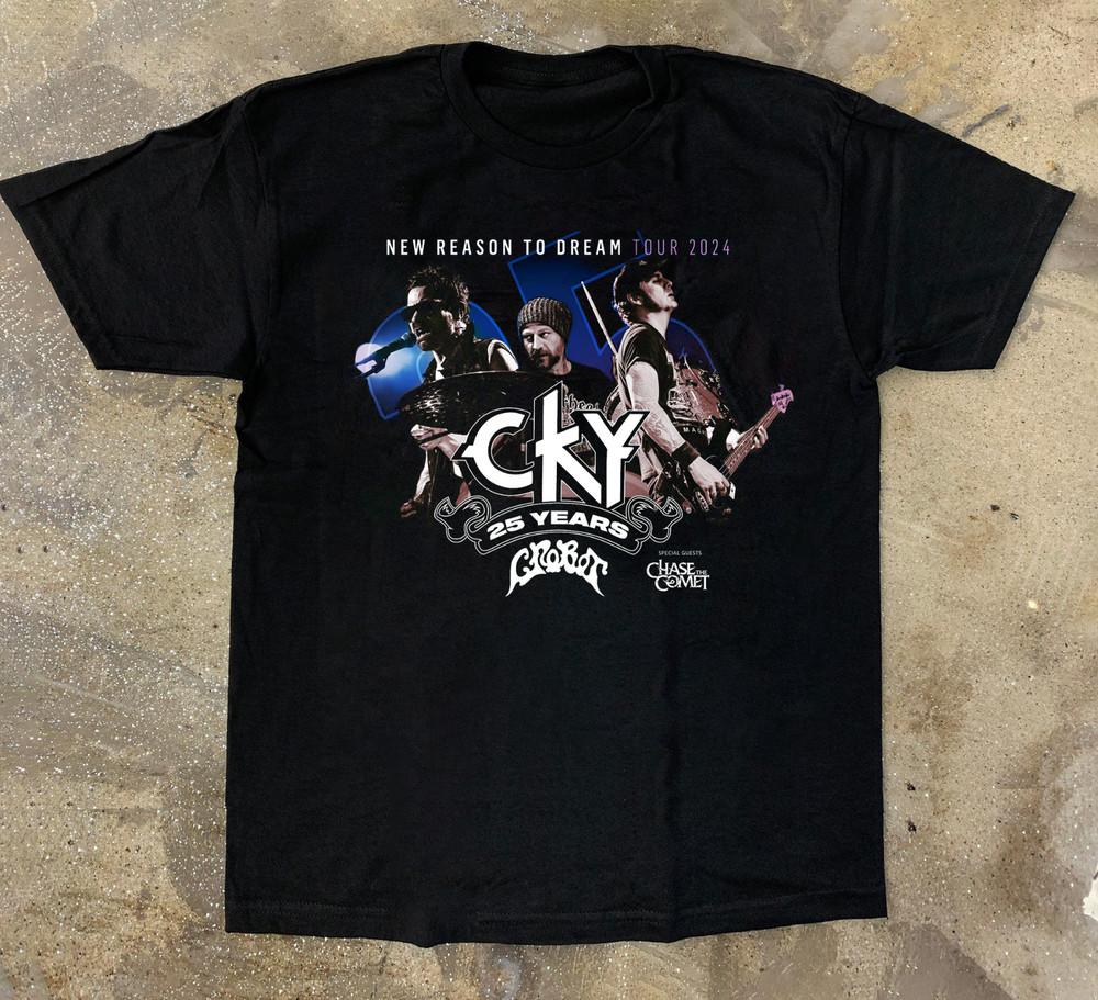 CKY band 25 Years Tour 2024 Short T-Shirt Men Women Cotton Tee CS804 Unisex T-Shirt XXXL
CKY band 25 Years Tour 2024 Short T-Shirt Men Women Cotton Tee CS804 Unisex T-Shirt XXXL