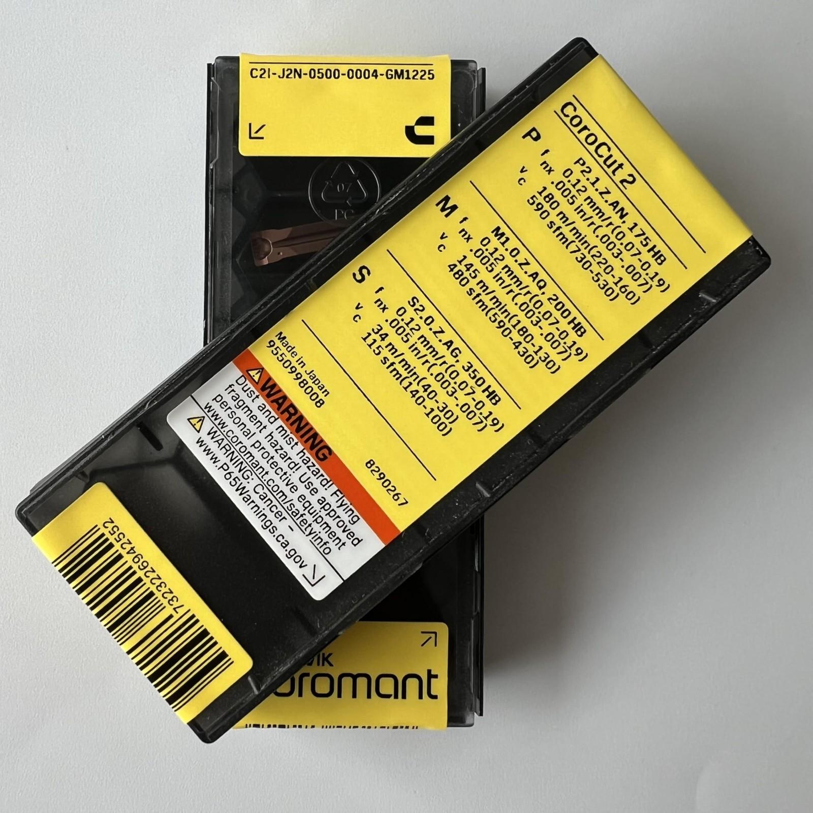 SANDVIK / C2I-J2N-0500-0004-GM 1225 / Original Swedish hard alloy blade 5 Pcs
SANDVIK / C2I-J2N-0500-0004-GM 1225 / Original Swedish hard alloy blade 5 Pcs