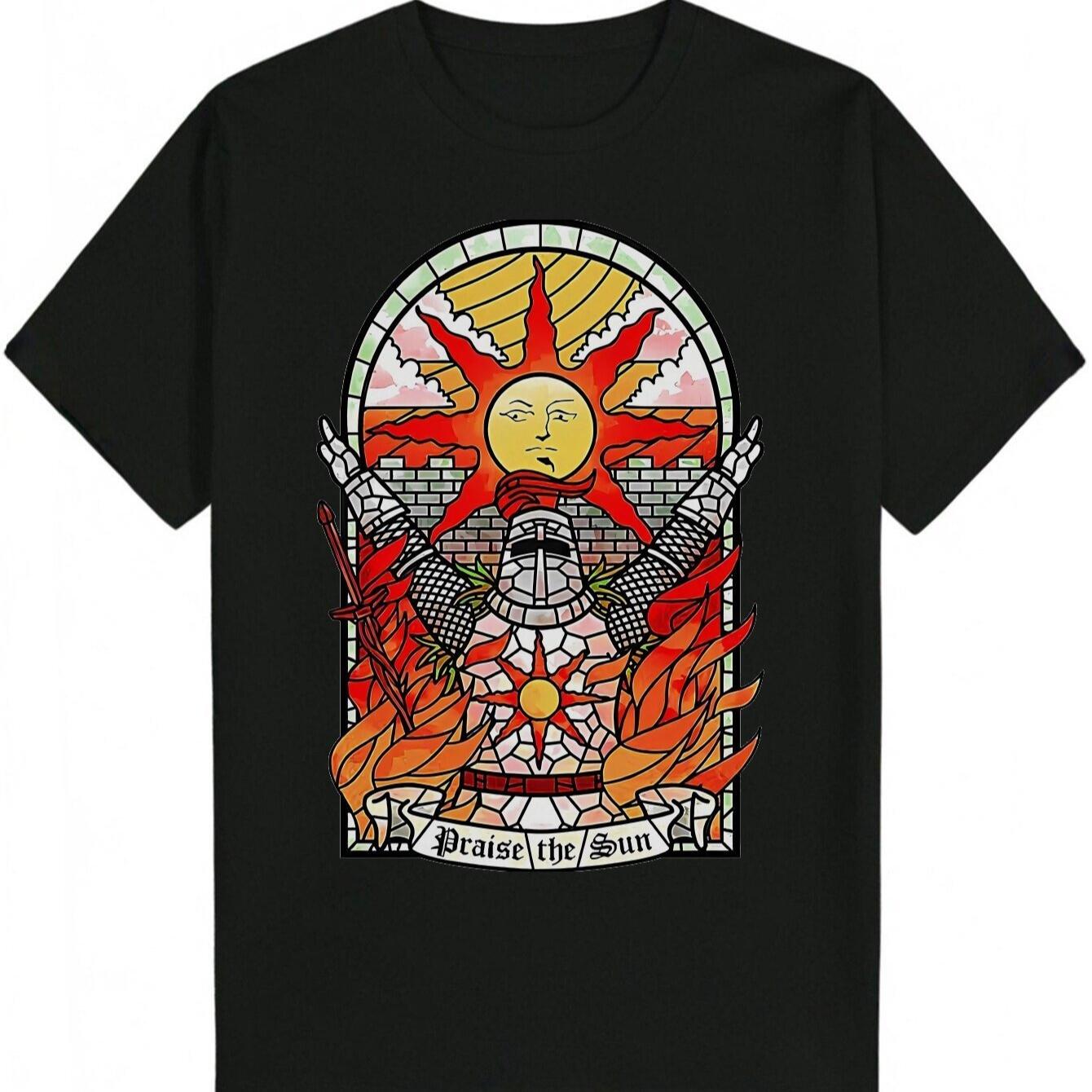 Sun & Flames Design - Praise the Sun Text T-Shirt 100% Cotton O-Neck Short Sleeve Summer Casual Mens T-shirt Streetwear - M... S разноцветный
Sun & Flames Design - Praise the Sun Text T-Shirt 100% Cotton O-Neck Short Sleeve Summer Casual Mens T-shirt Streetwear - M... S разноцветный
