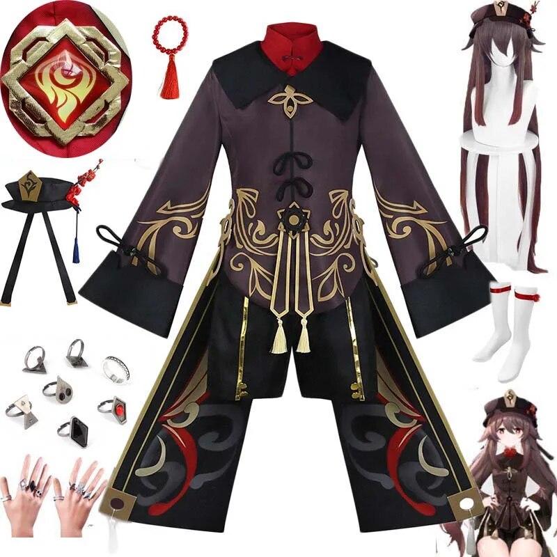 Hutao Cosplay Femme Halloween Costume Аніме Одяг для жінок Disfraz Mujer Adulta For Adults Ropa Para Hu Tao outfits S-(Full set+wig)
Hutao Cosplay Femme Halloween Costume Аніме Одяг для жінок Disfraz Mujer Adulta For Adults Ropa Para Hu Tao outfits S-(Full set+wig)