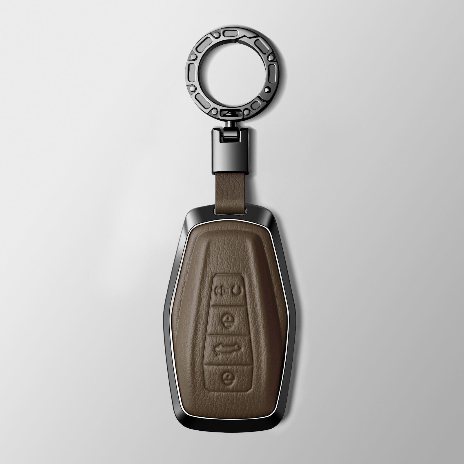 Geely Emgrand Key Case: Compatible with Xingrui, Bin Yue, Xing Yue, Vision, Icon, Bin Rui Cool, Bo Yue, and Bo Rui vehicles. Goat Leather - Geely C Model
Geely Emgrand Key Case: Compatible with Xingrui, Bin Yue, Xing Yue, Vision, Icon, Bin Rui Cool, Bo Yue, and Bo Rui vehicles. Goat Leather - Geely C Model