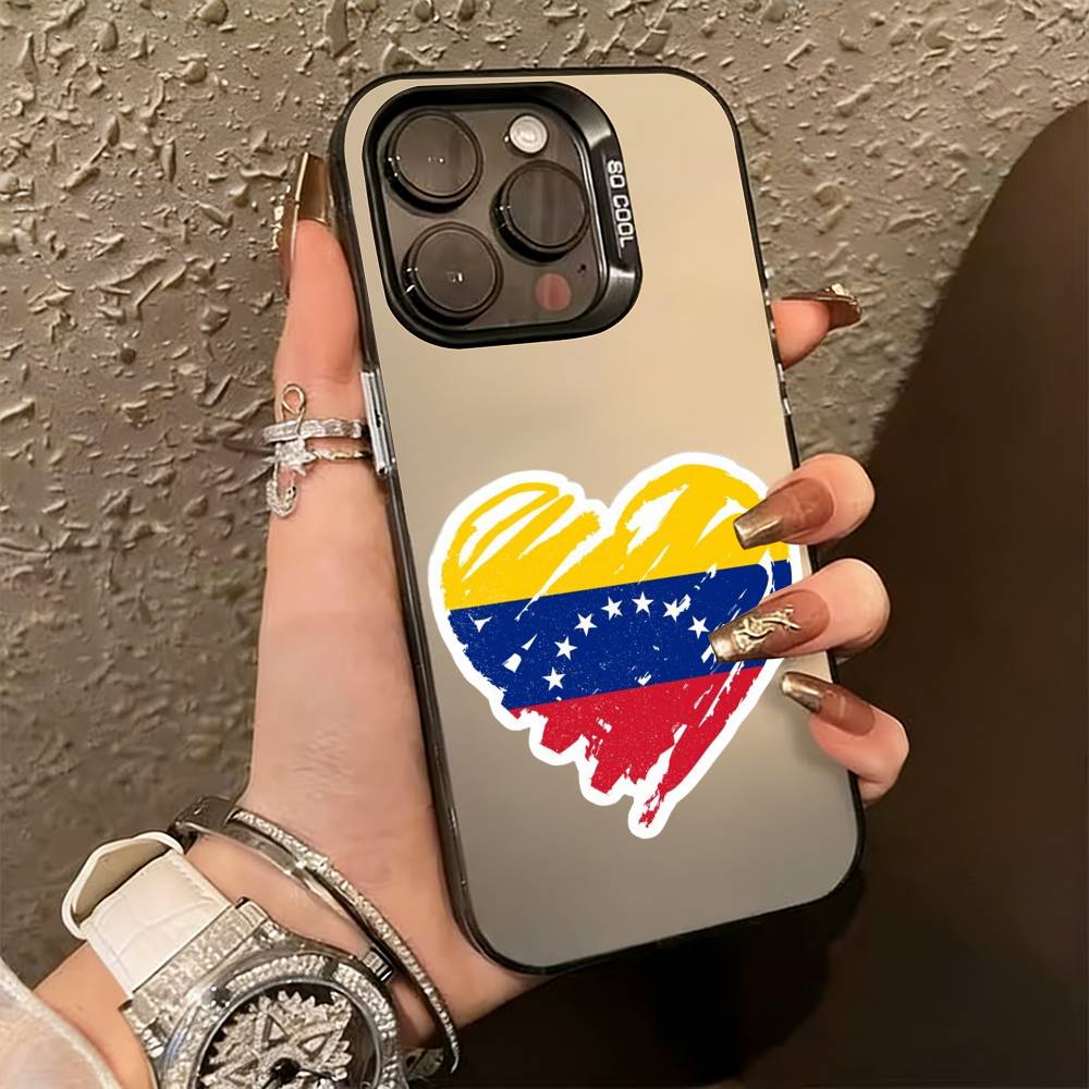 Venezuela esthetic Art FLAG Phone Case For iPhone 17,16,15,14,13,12,11 Plus,Pro Max,XS,Colorful Silver Phone case Funda Cover iPhone17promax
Venezuela esthetic Art FLAG Phone Case For iPhone 17,16,15,14,13,12,11 Plus,Pro Max,XS,Colorful Silver Phone case Funda Cover iPhone17promax