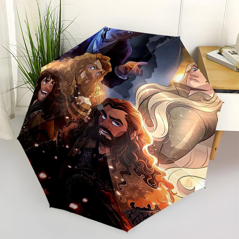 1pc Outdoor Umbrella with Lord of the Rings Characters - Automatic Opening/Closing, Portable Tri-Fold Design, 8-Rib Iron Frame - Perfect Gift for Fans
1pc Outdoor Umbrella with Lord of the Rings Characters - Automatic Opening/Closing, Portable Tri-Fold Design, 8-Rib Iron Frame - Perfect Gift for Fans