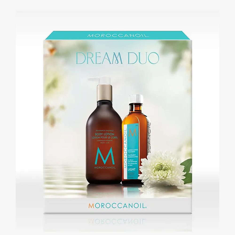 Moroccanoil Dream Duo Лосьон для тела 360 мл + Treatment Light 100 мл Набор для ухода за телом
Moroccanoil Dream Duo Лосьон для тела 360 мл + Treatment Light 100 мл Набор для ухода за телом
