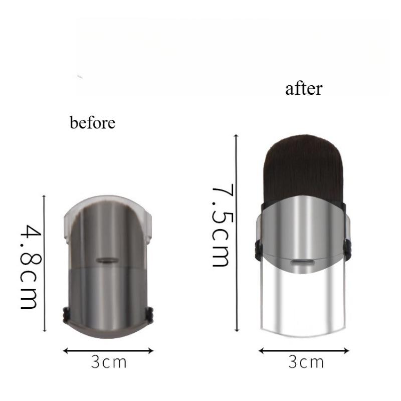 Mini Single Telescopic Makeup Brush Tongue Shaped Portable Powder Blusher Makeup Setting Brush Beauty Tool
Mini Single Telescopic Makeup Brush Tongue Shaped Portable Powder Blusher Makeup Setting Brush Beauty Tool